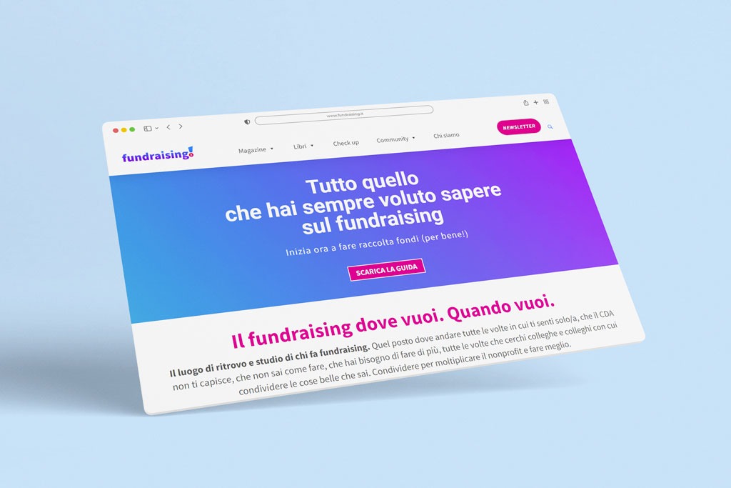Sito No Profit Fundraising