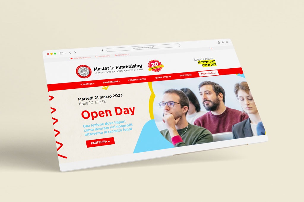 Sito Web No Profit Master In Fundraising Webmt