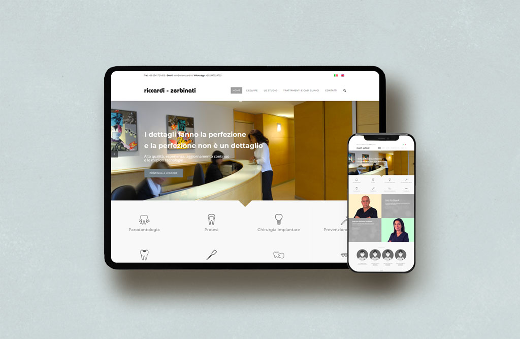 Sito Web Per Dentisti Orio Riccardi Webmt