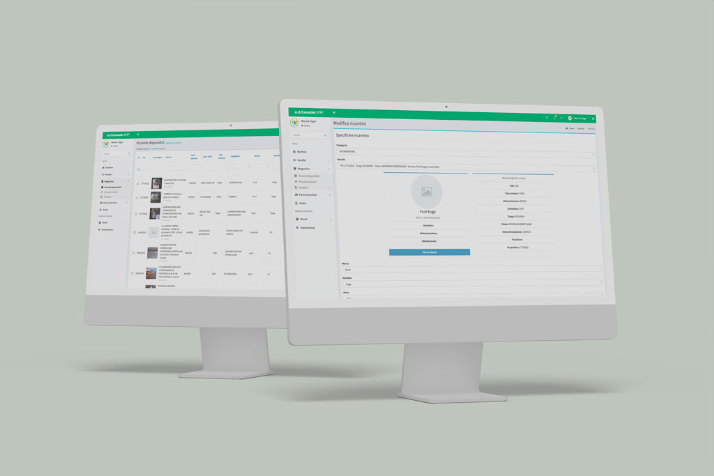 Sviluppo Gestionale Autodemolizioni Casadei Webmt