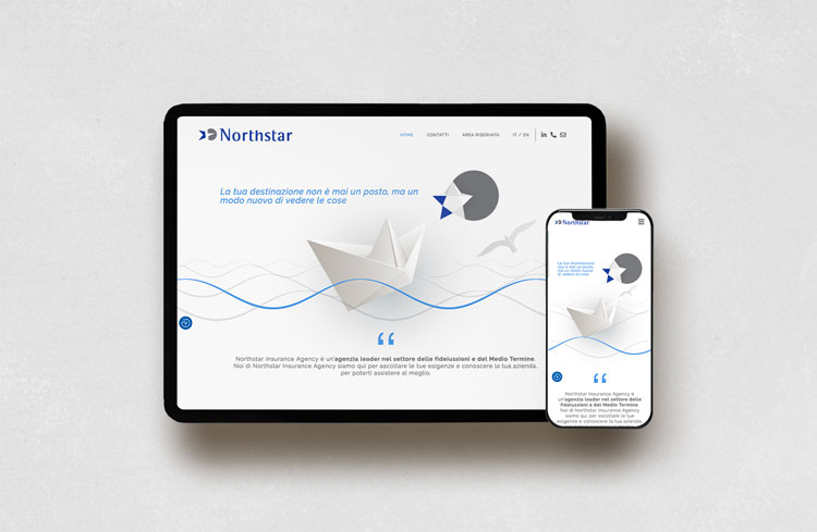 Realizzazione Sito Web Aziendale North Star Tablet Mobile